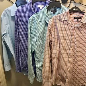 Banana Republic lot of men’s button-up shirts - L